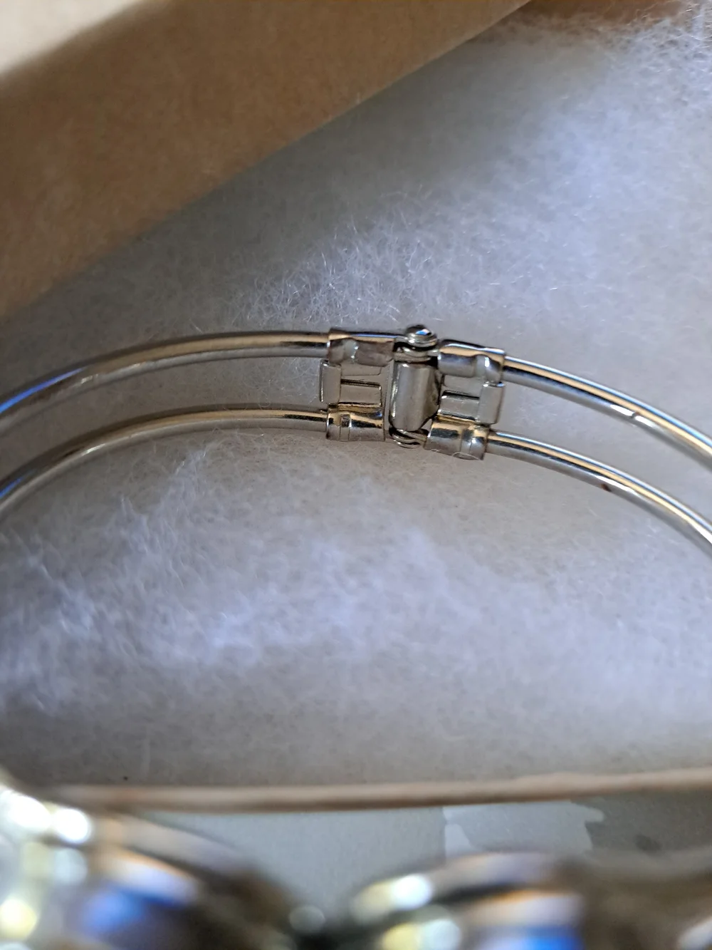 Spent Rounds Bullet Bracelet - 28 Gauage Silvertone Double-Disc Bangle